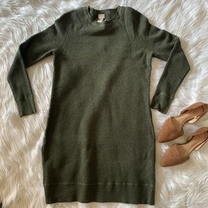 Green Sweaters Dress